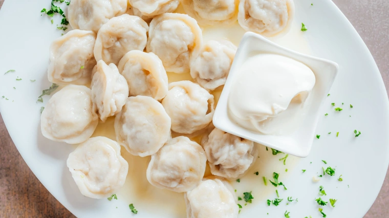 Pelmeni with meat