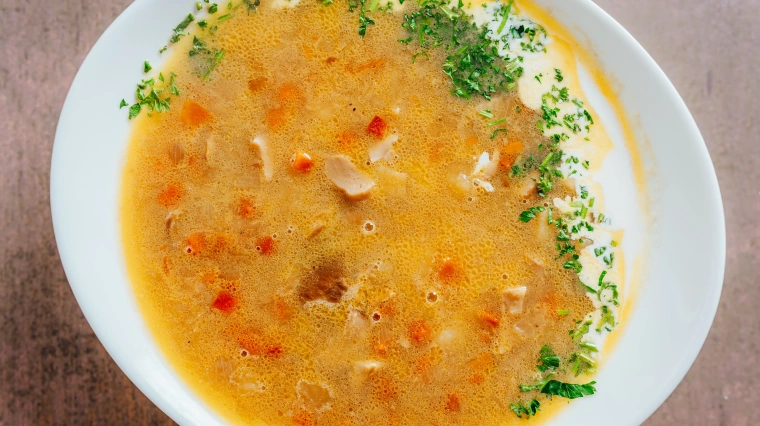 Porcini mushroom soup